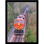 BNSF Oil Train 6273 Bridge Demopolis Alabama